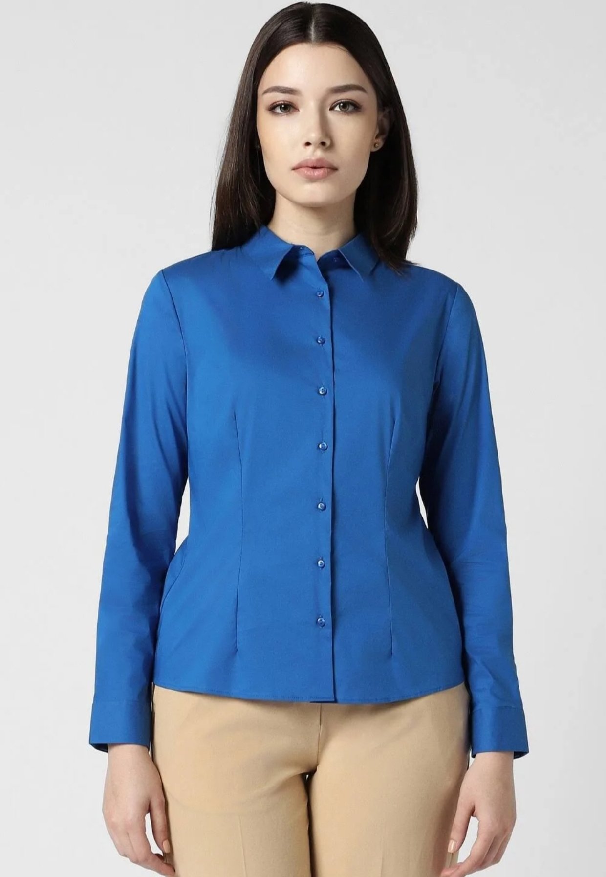 Blue Formal Shirt For Women